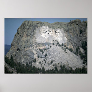Póster O Monte Rushmore, Black Hills, South Dakota, EUA