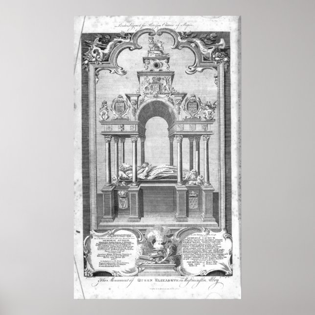 Póster O Monumento da Rainha Elizabeth (Frente)