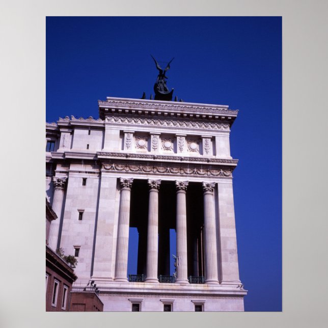 Poster O Monumento segundo Victor Emmanuel Roma (Frente)