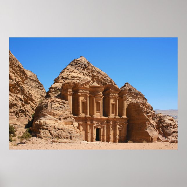 Póster O mosteiro Petra Jordan (Frente)