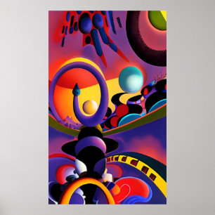 Poster O Motorista Noturno Ken Gage Surrealismo