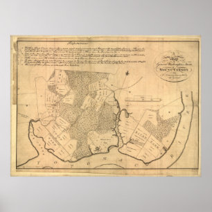 Póster O Mount Vernon de Washington