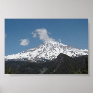 POSTER O MT MAJESTA. RAINIER