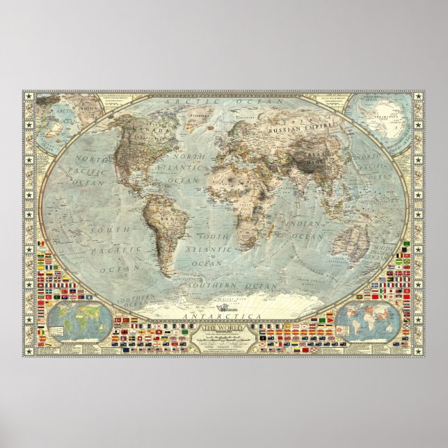 Póster O Mundo - 1875 (Frente)