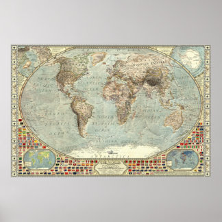 Póster O Mundo - 1914