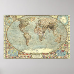 Póster O mundo - 1938