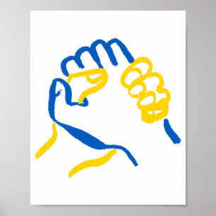 Poster O mundo com a Ucrânia está à mão no Clássico