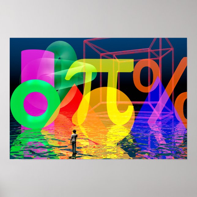 Póster O Mundo da Matemática (Frente)