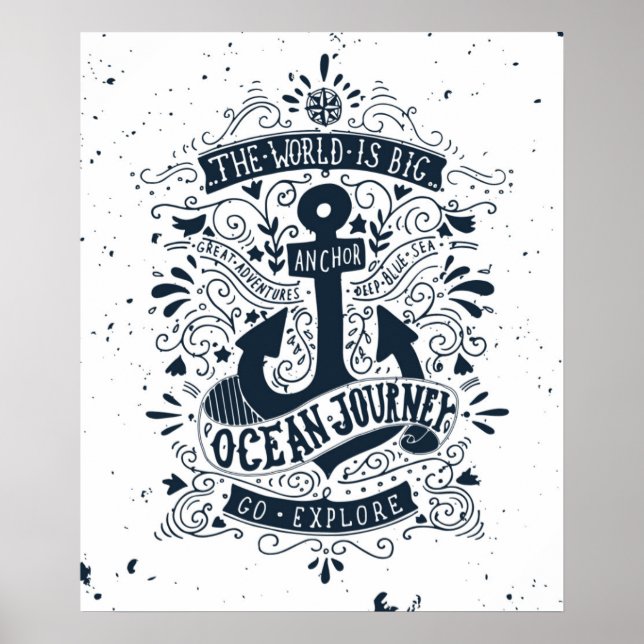 Póster O Mundo É Grande - Explore (Frente)