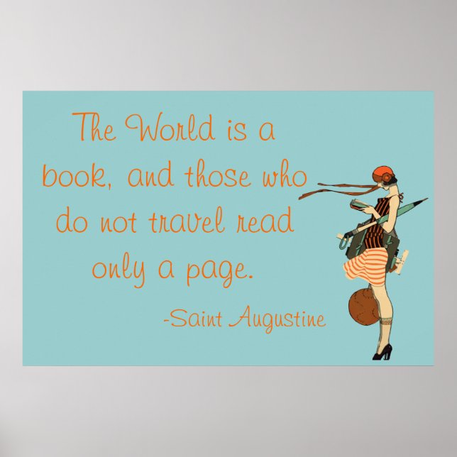 Poster O mundo é um livro (Frente)