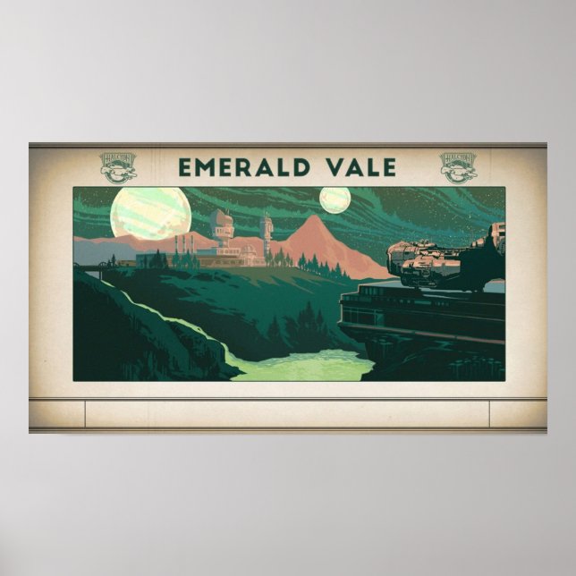Poster O Mundo Exterior Emerald Vale (Frente)