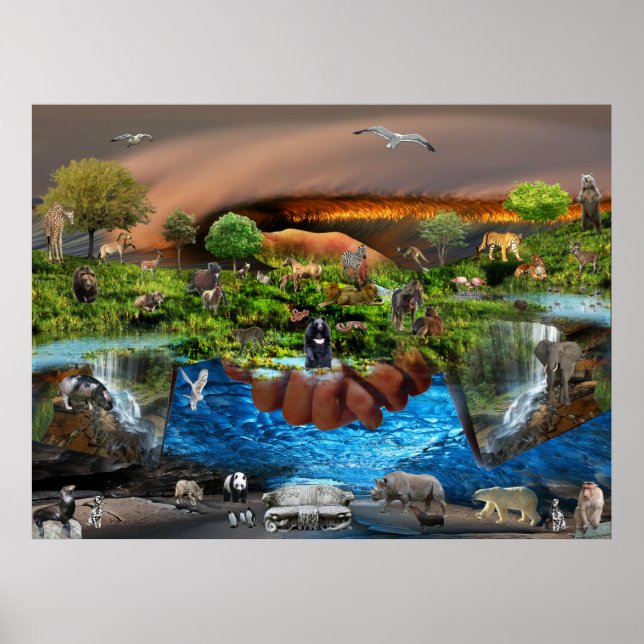 Poster O Mundo Inteiro Em Nossas Mãos (Frente)