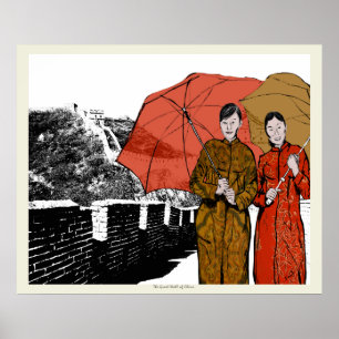 Póster O Muro de Excelentes da China