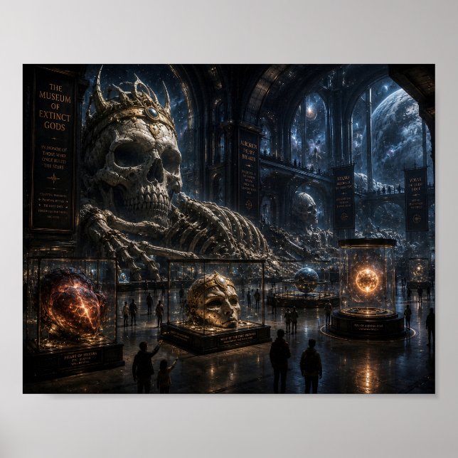Poster O Museu dos Deuses Extintos (Frente)