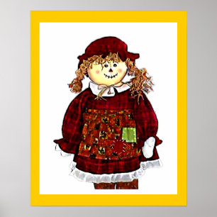 Póster O MUSEUM Artist Series Images Computer StrawGirl