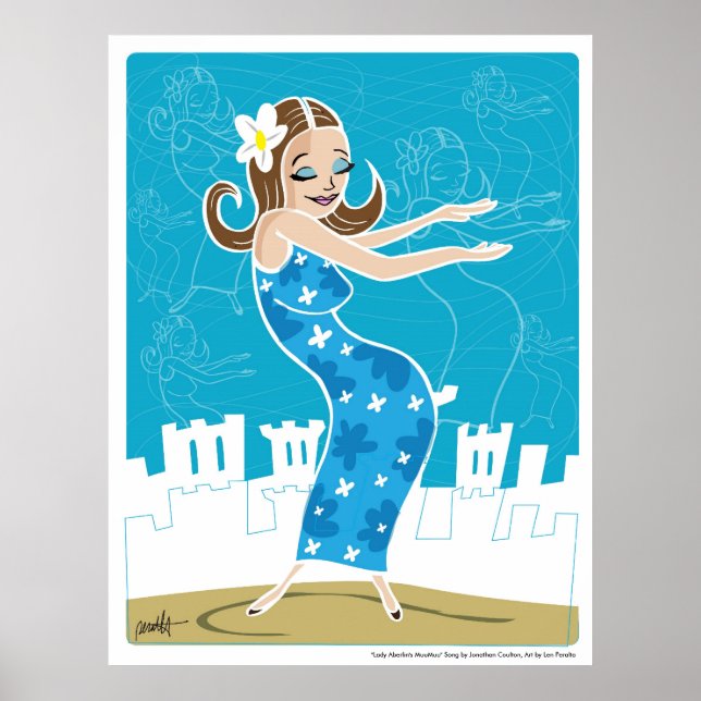 Póster O MuuMuu de Lady Aberlin (Frente)