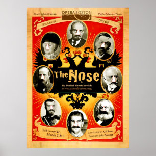 Póster O nariz: Streetposter, 2009