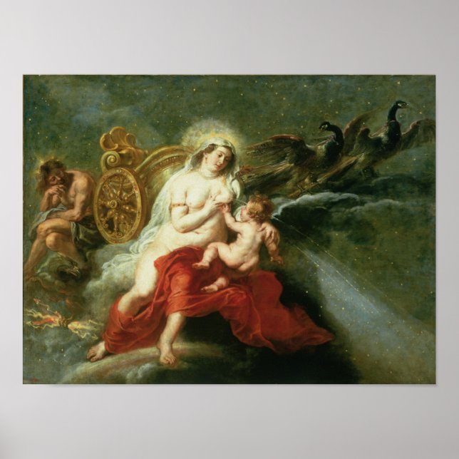 Póster O Nascimento da Via Látea, 1668 (Frente)