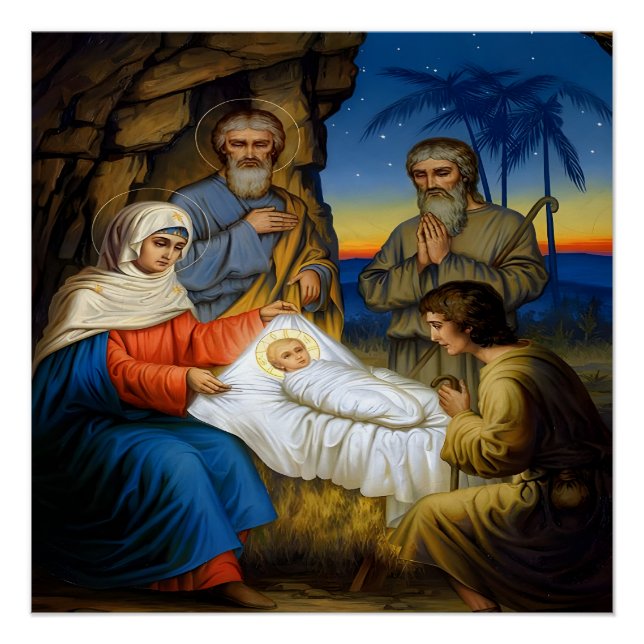 Póster O nascimento de Cristo (Frente)