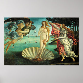 Póster O Nascimento de Vênus por Sandro Botticelli