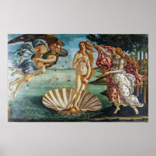 Poster O Nascimento de Vênus Sandro Botticelli