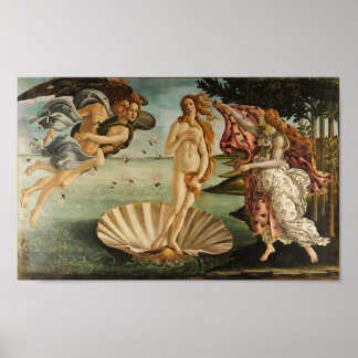 Poster O Nascimento de Vênus - Sandro Botticelli