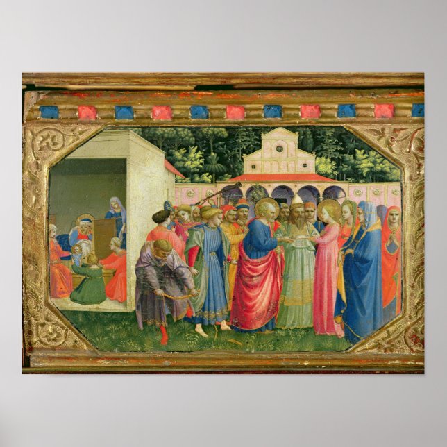 Póster O Nascimento e o Casamento da Virgem (Frente)