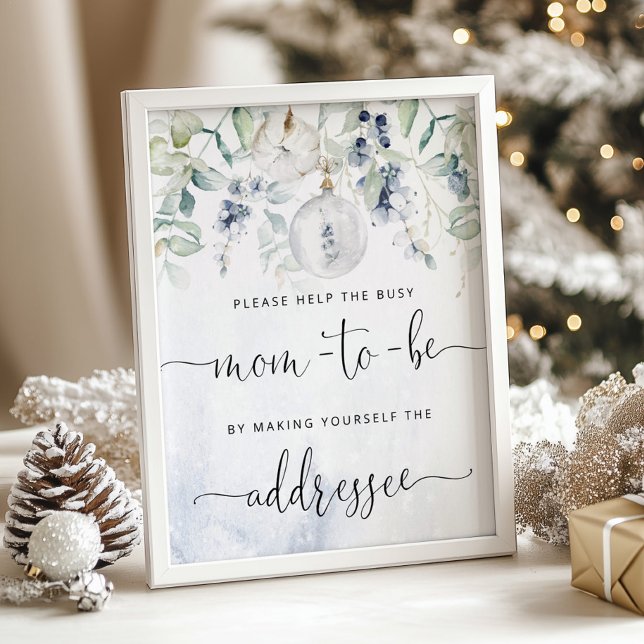 Poster O Natal ajudará a mãe ocupada a escolher um envelo (Criador carregado)