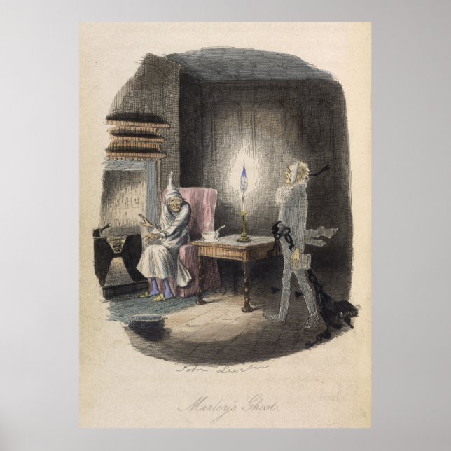 Poster O Natal Carol - Fantasma de Marley (Frente)