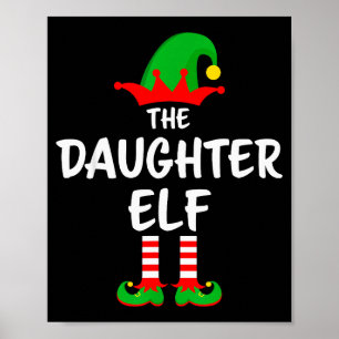 Poster O Natal da Família Correspondente da Filha Elfa