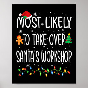 Poster O Natal Divertido Mais Provável Para Assumir O Tra