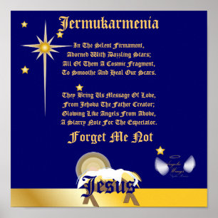 Póster O Natal esquece-me Poema-Não personalizar