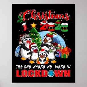 Poster O Natal Onde Estávamos Em Pingui Bloqueado