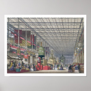 Póster O Nave britânico da grande exposição, 1851 (co