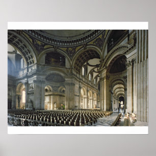 Póster O Nave da catedral de St Paul (foto)