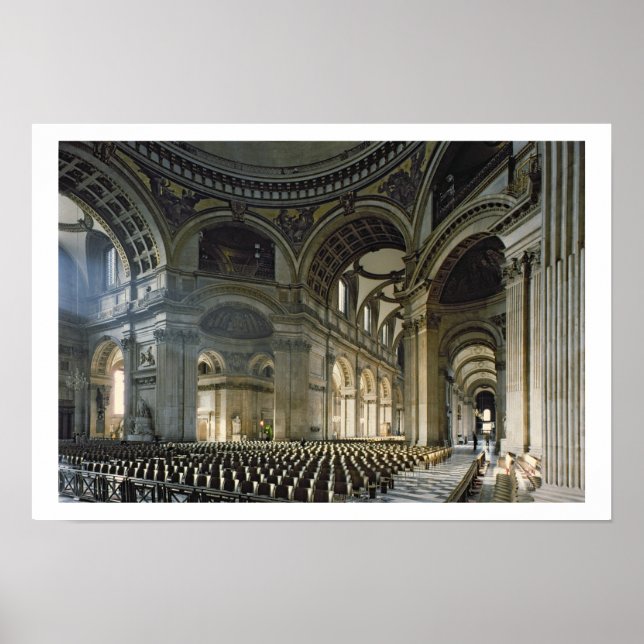 Póster O Nave da Rua. Catedral de Paul (foto) (Frente)