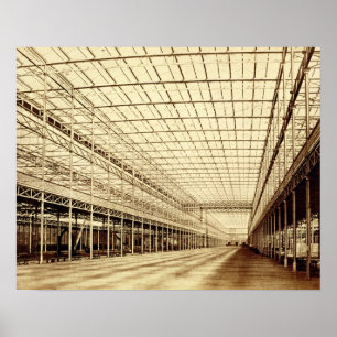 Póster O Nave no palácio de cristal, Hyde Park, em març