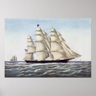 Poster O navio de tosquiadeira do "nuvem vôo "