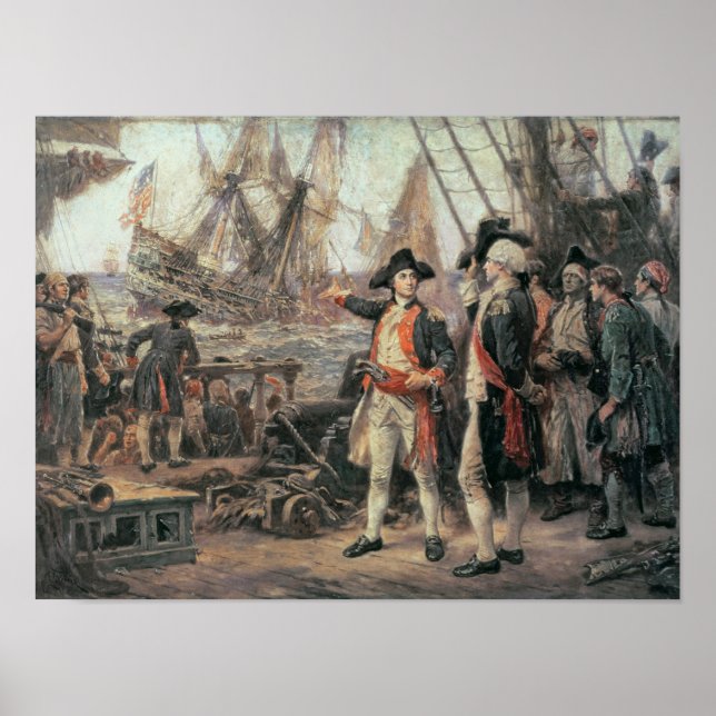Póster O navio que afundou a Vitória, 1779 (Frente)