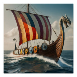 Póster O navio Viking Long