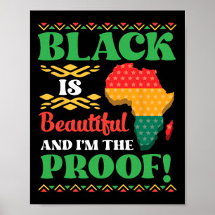 Poster O Negro é bonito e eu sou a prova da América Afric