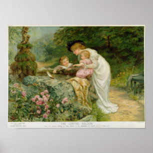Póster O Nelson de vinda, das peras Anual, 1901