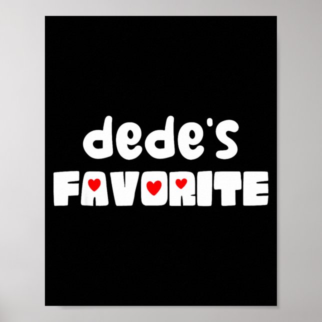 Poster O neto favorito da Dede engraçado dia das mães  (Frente)