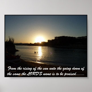 Póster O nome do LORD deve ser elogiado....