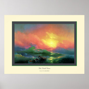 Póster O nono Wave~ Ivan Aivazovsky