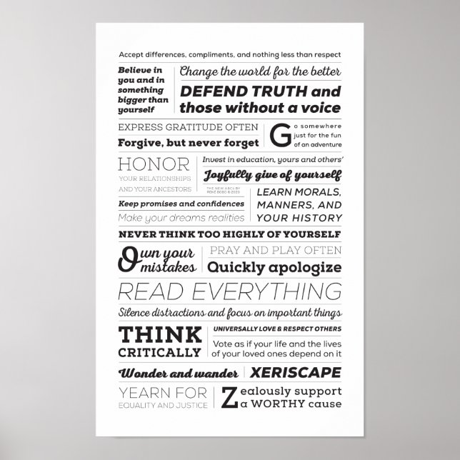 Poster O novo ABC da vida (Frente)