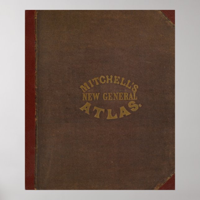 Póster O novo atlas geral do Mitchell (Frente)