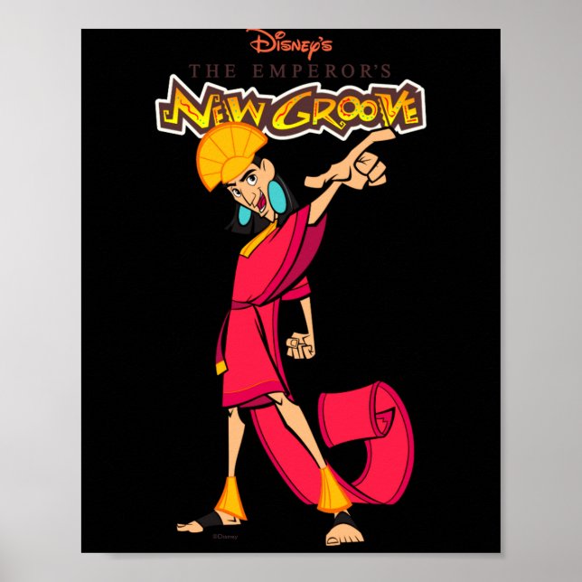 Poster O Novo Imperador Kuzco (Frente)