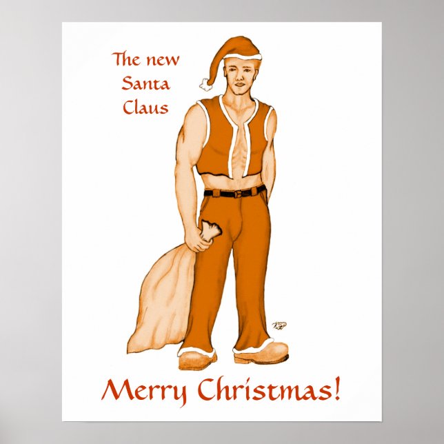 Poster O novo Pai Natal - Feliz Natal! (Frente)