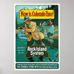 Poster O Now é propaganda das viagens vintage do tempo d